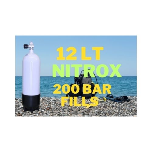 12 Lt 200 bar Nitrox Refills