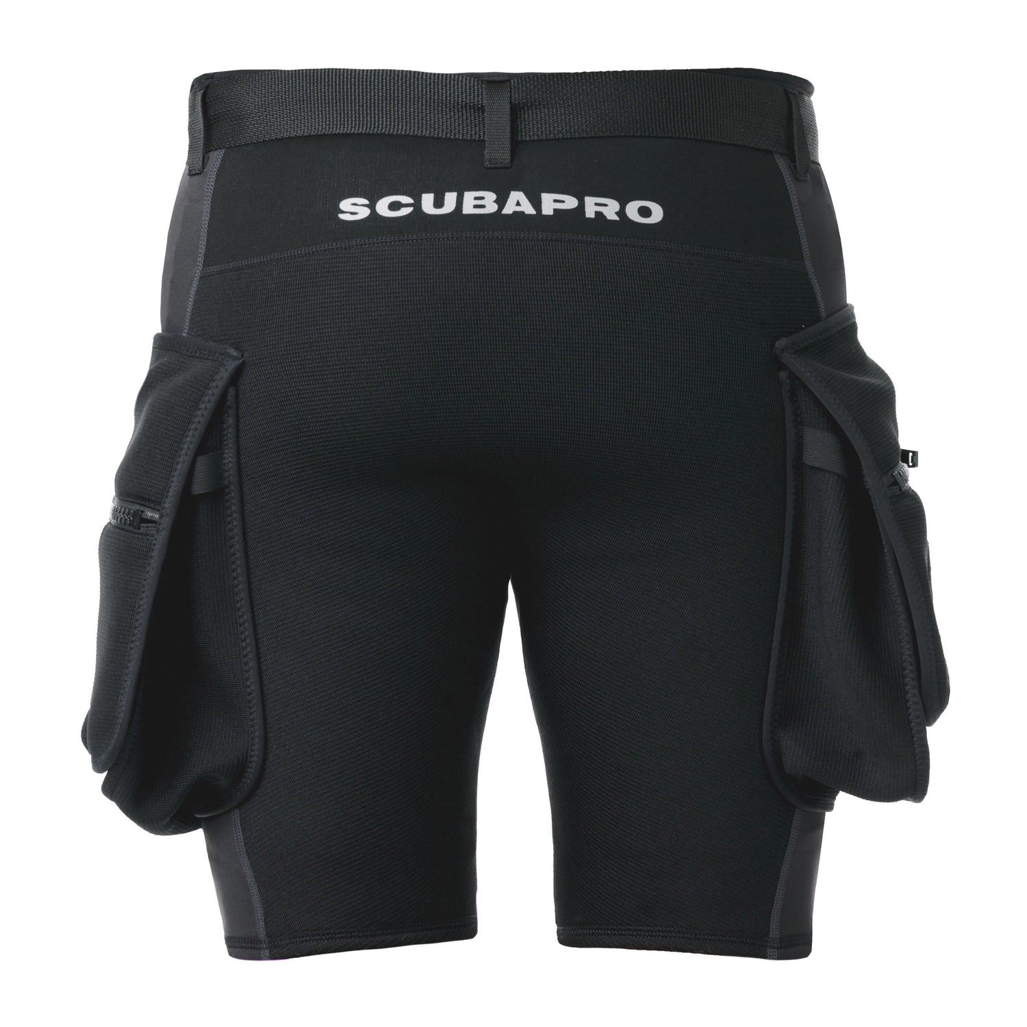 scubapro hybrid wetsuit cargo shorts rear
