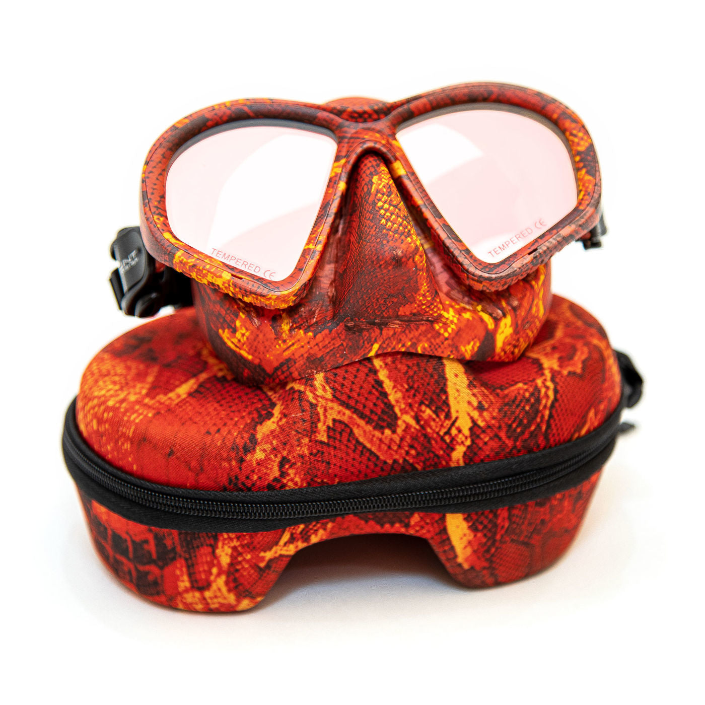Huntmaster Red Camo Dive Mask