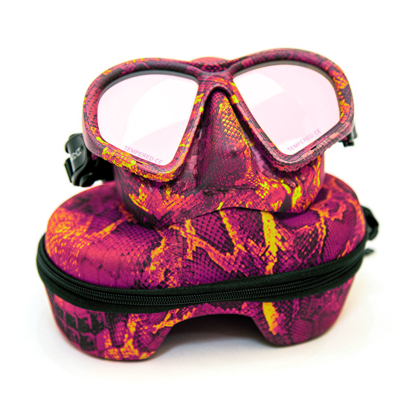 Huntmaster Pink Camo Dive Mask