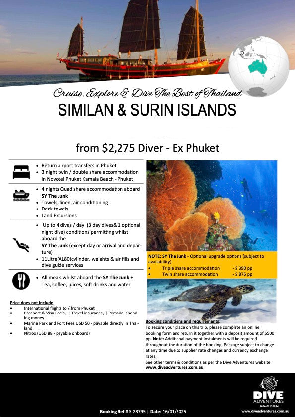 Dive the Similan & Surin Islands