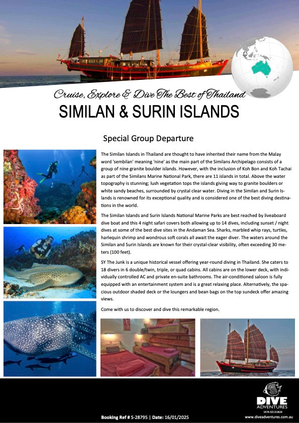 Dive the Similan & Surin Islands