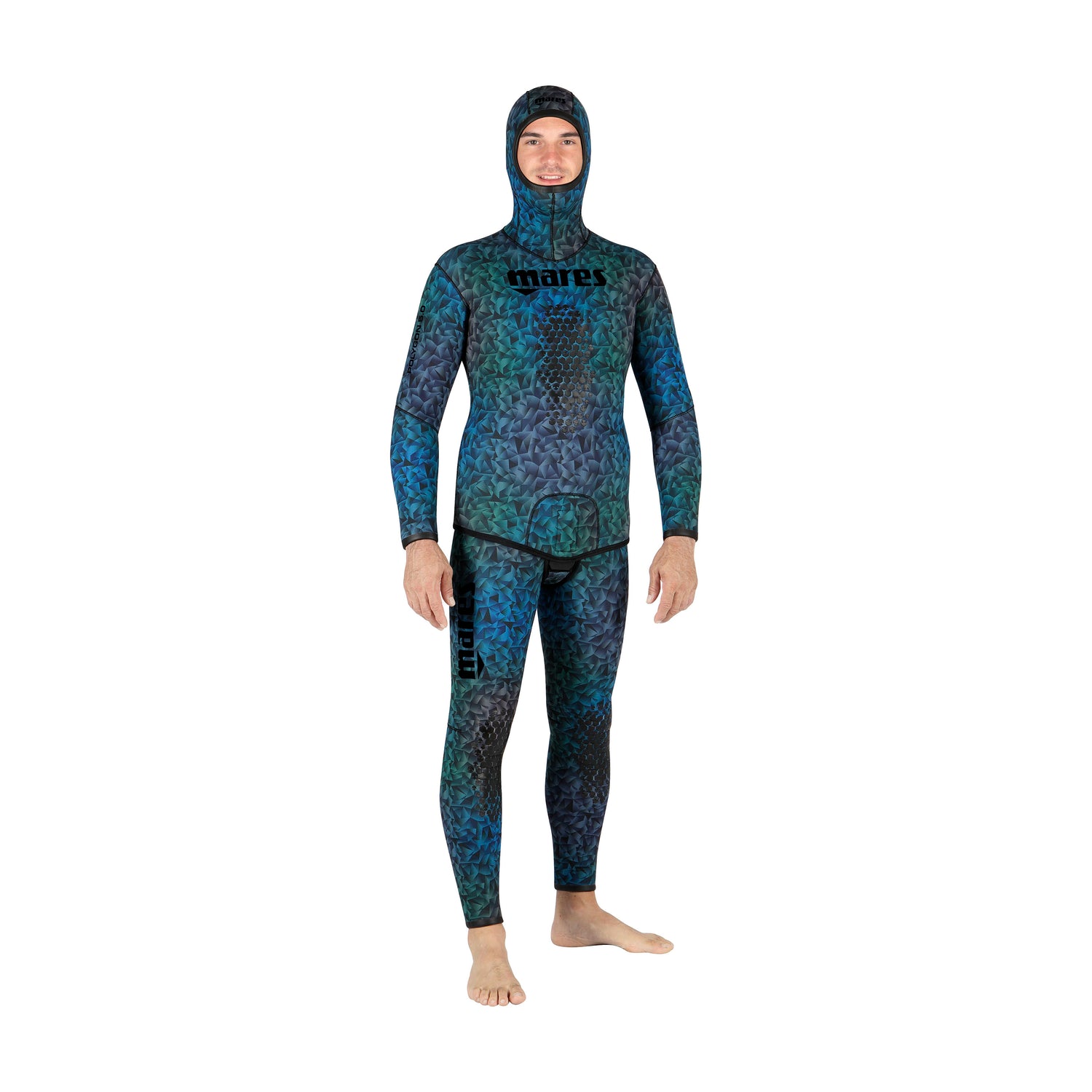 polygon 2 piece 3mm unlined wetsuit