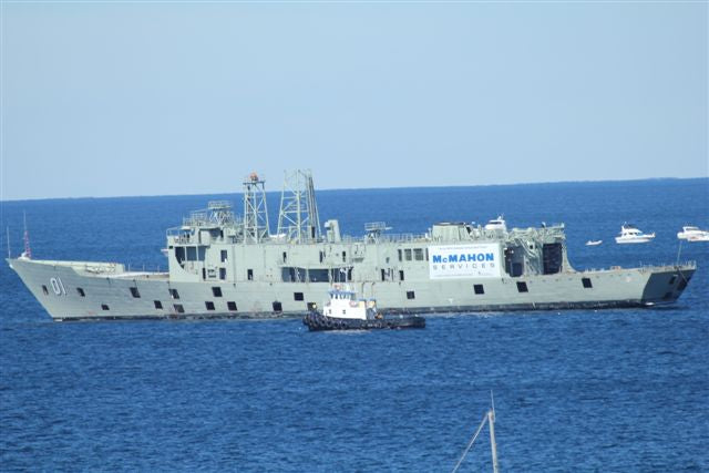 Adelaide ready for scuttling at Terrigal