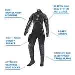 everyday 4mm ladies drysuit