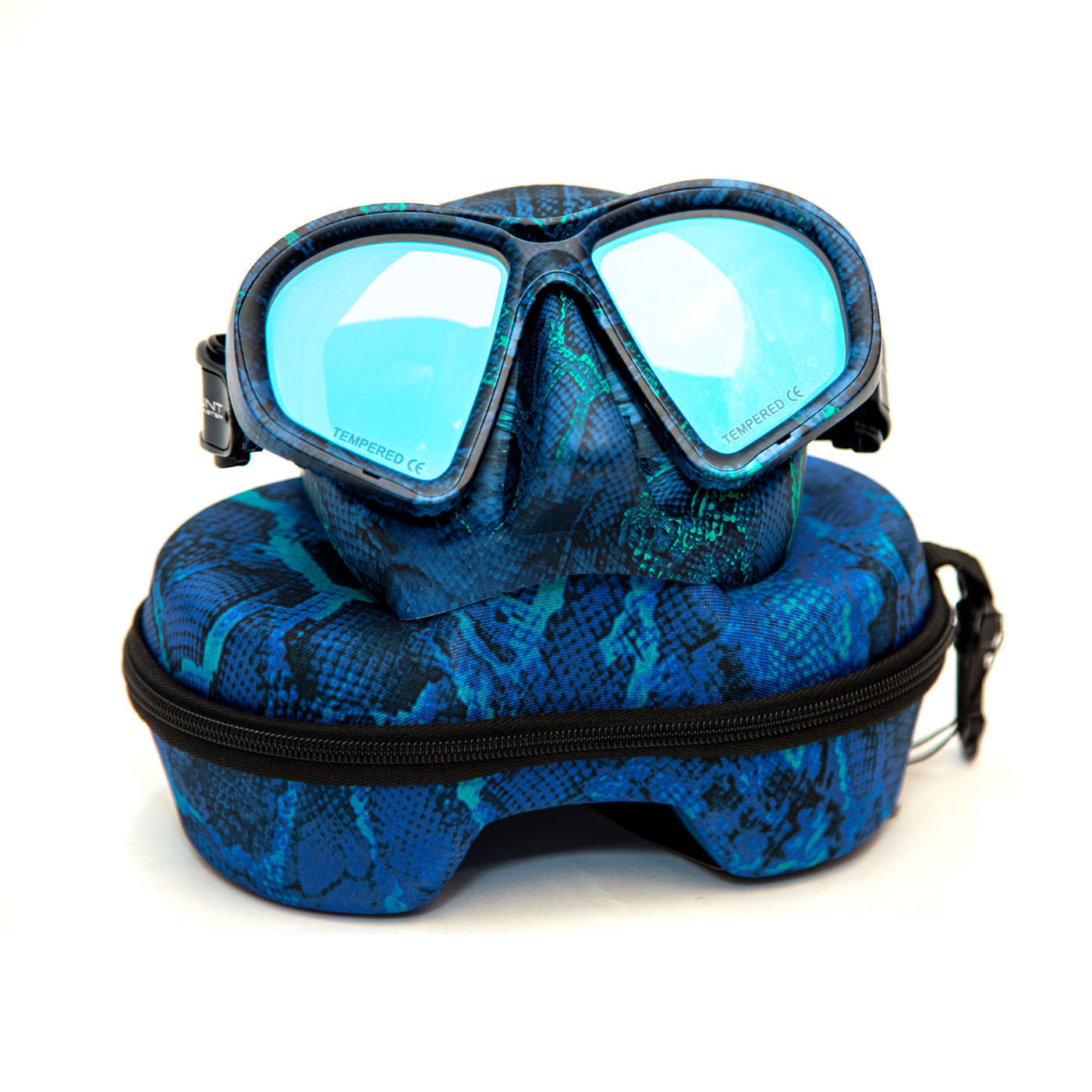 Huntmaster Blue Camo Dive Mask