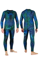 Blue Polygon 3mm wetsuit